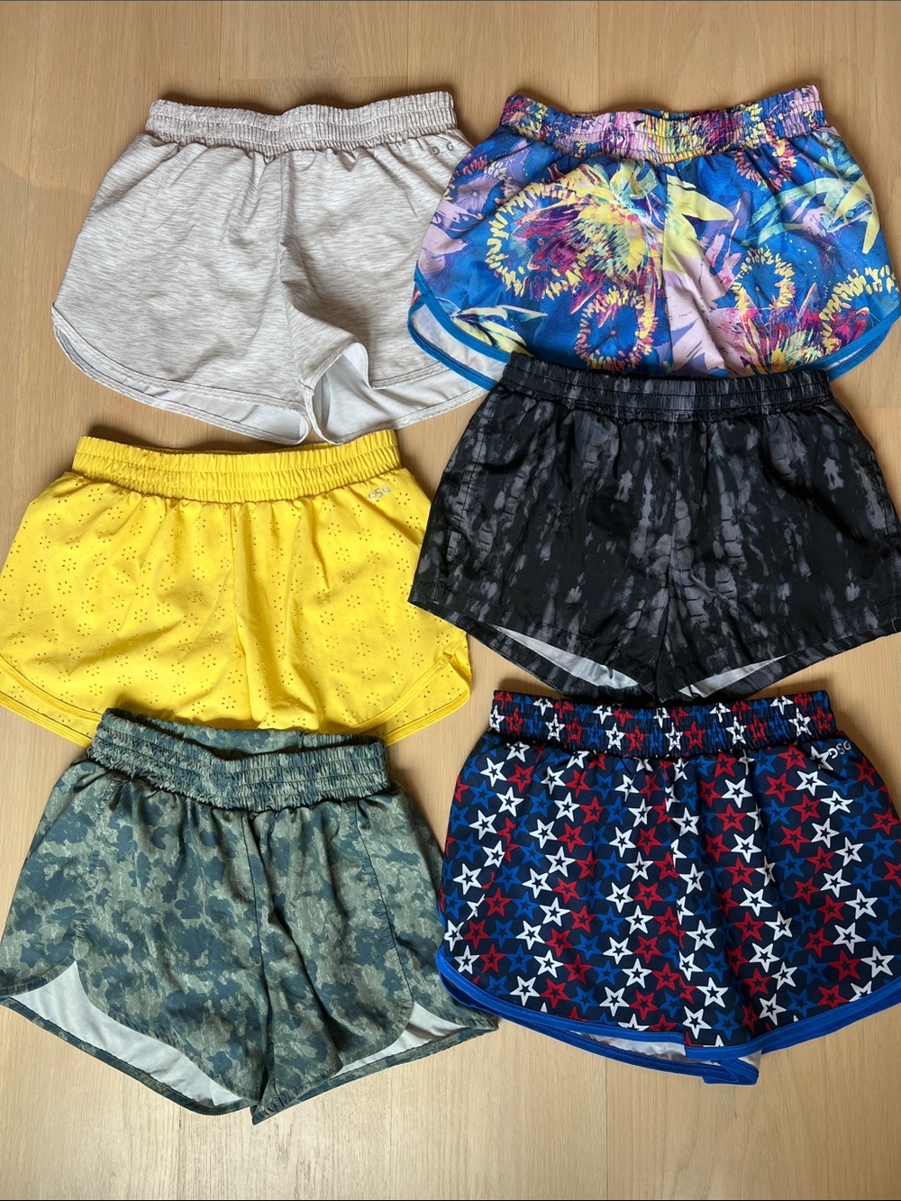 Girls size 10-12 Athletic Shorts: lot of 6